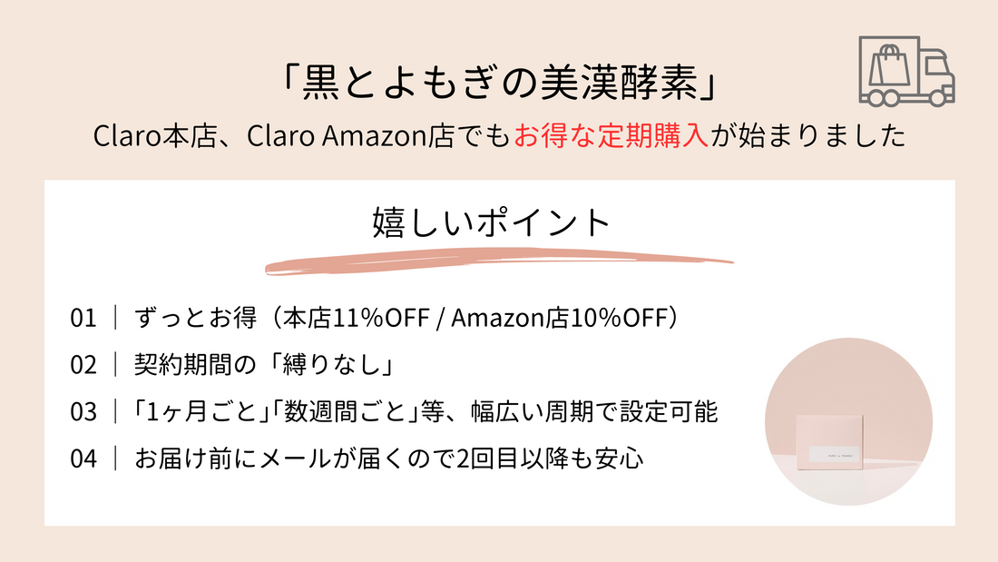 本店/Amazon店でも定期購入開始